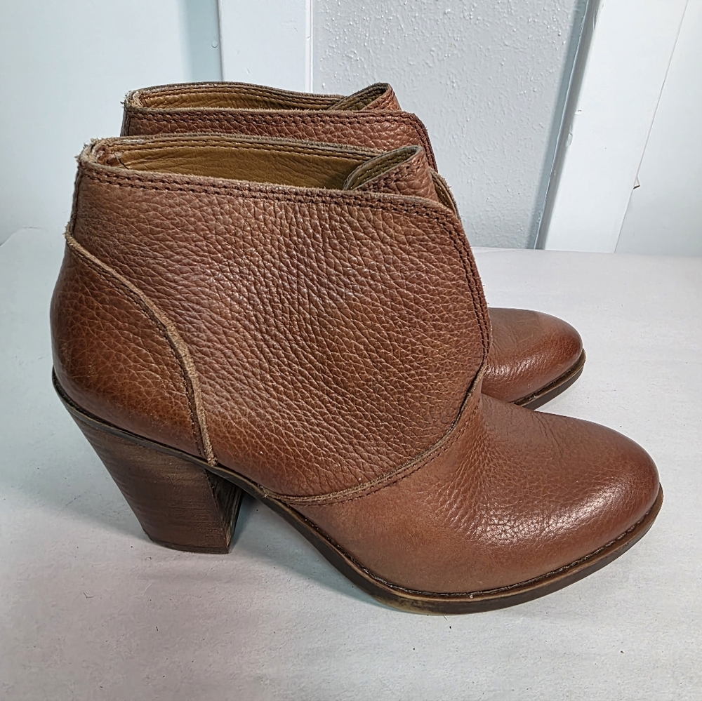 Lucky Brand Women's Leather Heeled Ankle Booties